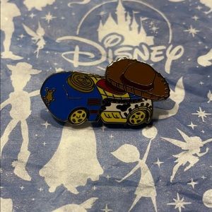 Disney Toy Story Woody Race Car Pin